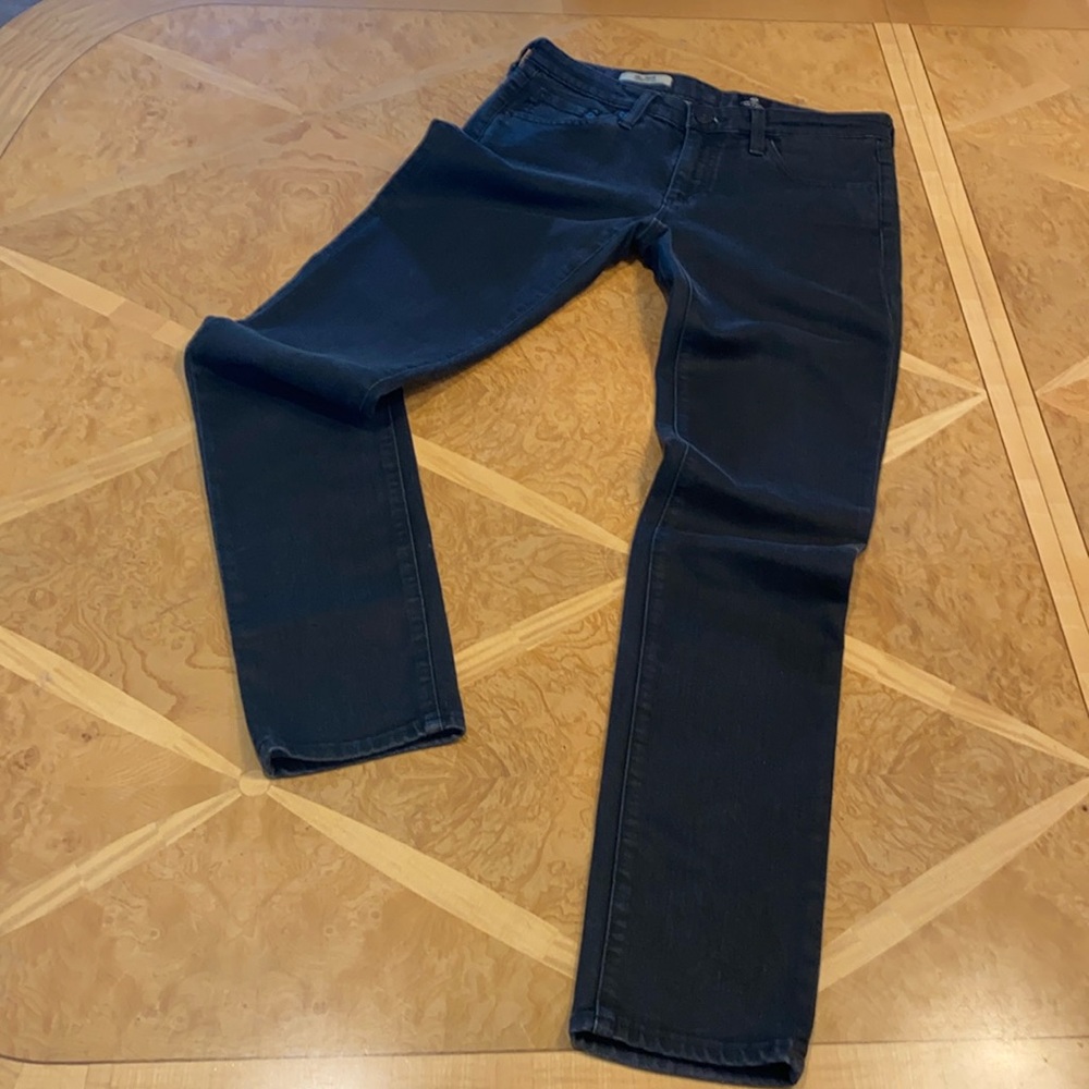 AG Adriano Goldschmied The Stilt Cigarette Leg Jean Black Wash Women’s Size 26